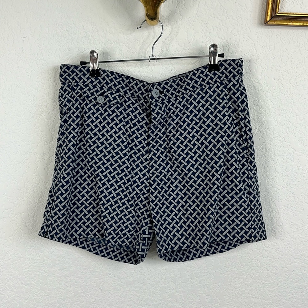 Brooks Brothers Graphic Liner Swim Board Shorts Trunk Swimsuit